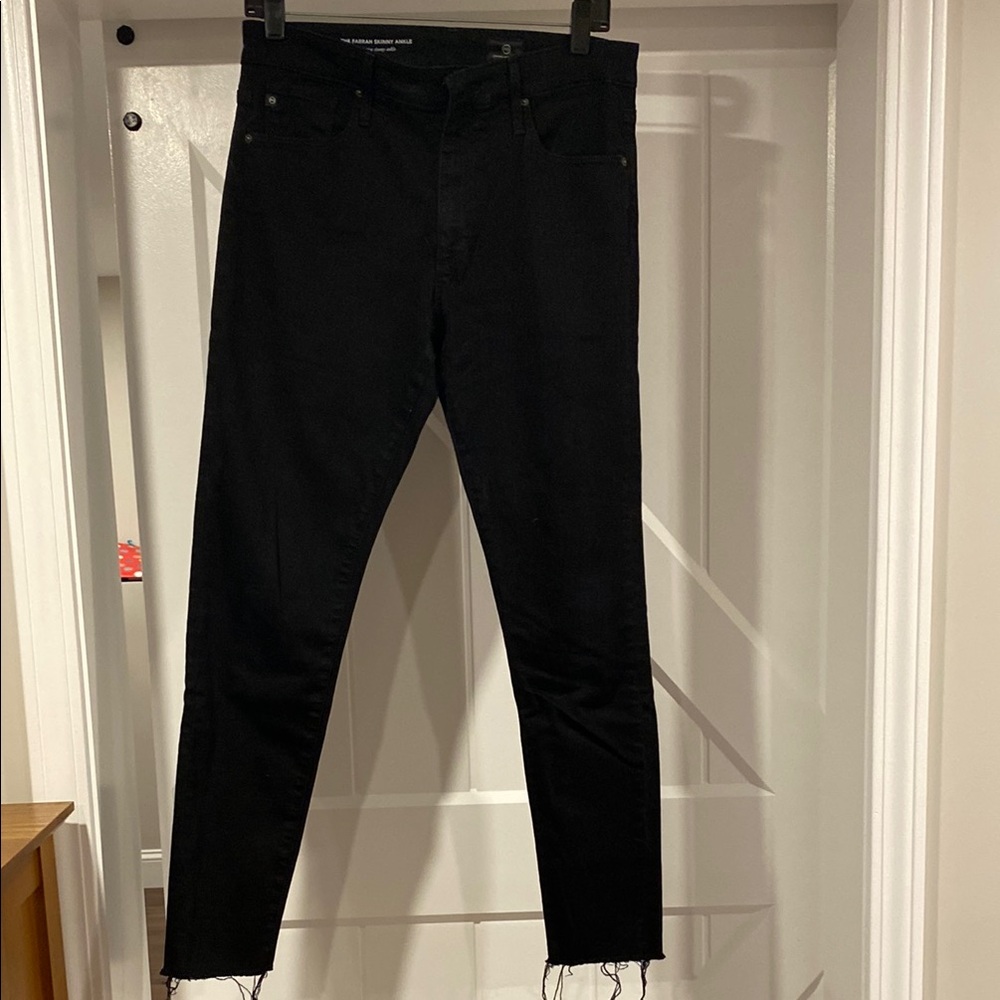 Ag Adriano Goldschmied Black Skinny Jeans